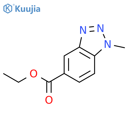 Ethyl 1-Methyl-1H-Benzod1,2,3triazole-5-carboxylate structure