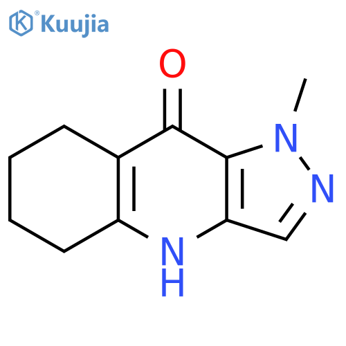 9H-Pyrazolo[4,3-b]quinolin-9-one, 1,4,5,6,7,8-hexahydro-1-methyl- structure
