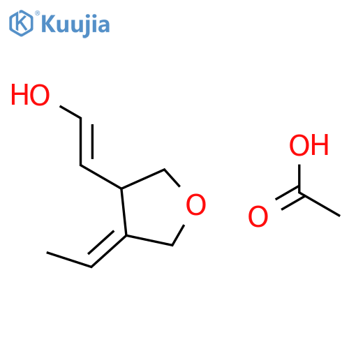 ETHENOL, 2-[(4Z)-4-ETHYLIDENETETRAHYDRO-3-FURANYL]-, ACETATE, (1E)-(+)- structure
