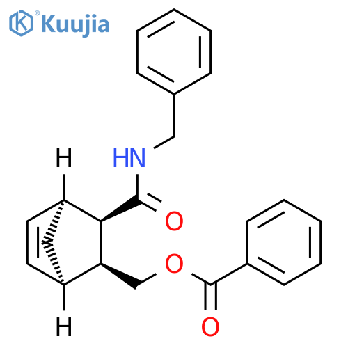Bicyclo[2.2.1]hept-5-ene-2-carboxamide,3-[(benzoyloxy)methyl]-N-(phenylmethyl)-, (1S,2R,3S,4R)- structure
