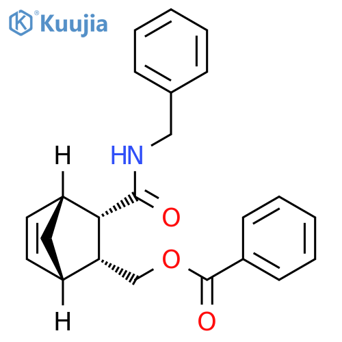 Bicyclo[2.2.1]hept-5-ene-2-carboxamide,3-[(benzoyloxy)methyl]-N-(phenylmethyl)-, (1R,2S,3R,4S)- structure