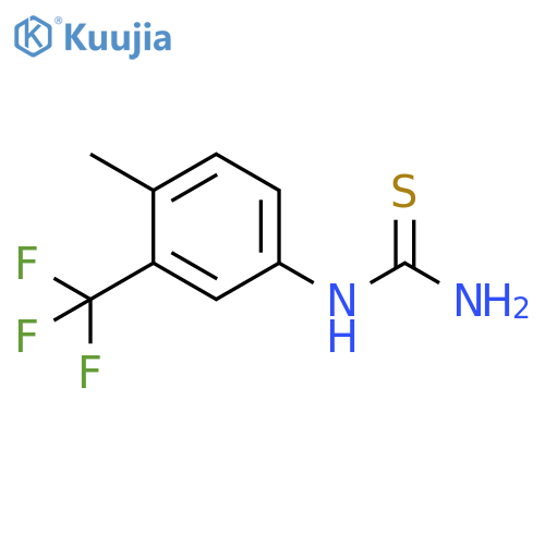 Thiourea, [4-methyl-3-(trifluoromethyl)phenyl]- structure