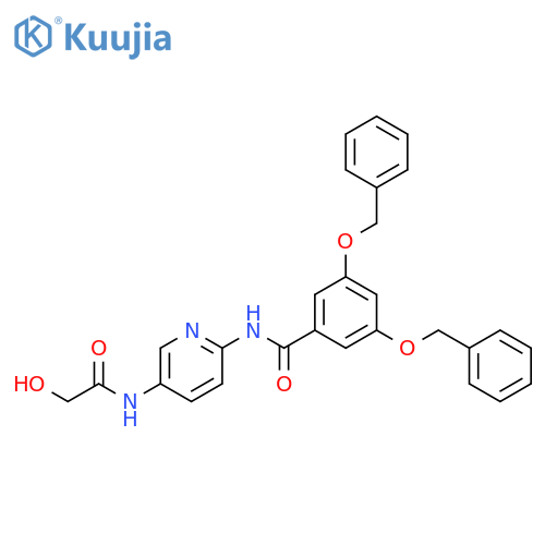 Benzamide,N-[5-[(hydroxyacetyl)amino]-2-pyridinyl]-3,5-bis(phenylmethoxy)- structure