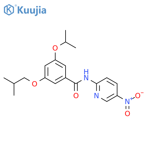 Benzamide,3-(1-methylethoxy)-5-(2-methylpropoxy)-N-(5-nitro-2-pyridinyl)- structure