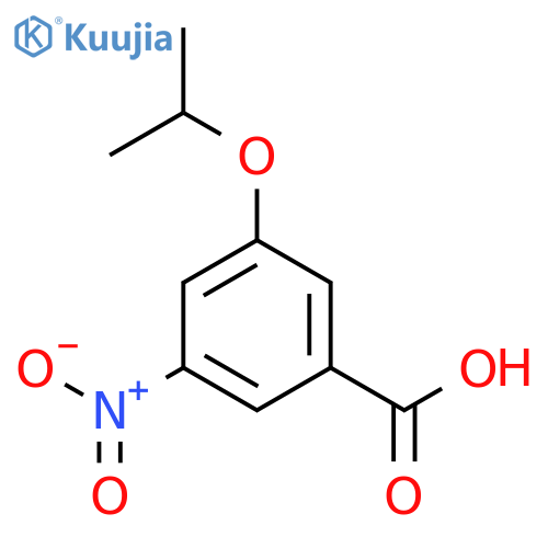 Benzoic acid, 3-(1-methylethoxy)-5-nitro- structure