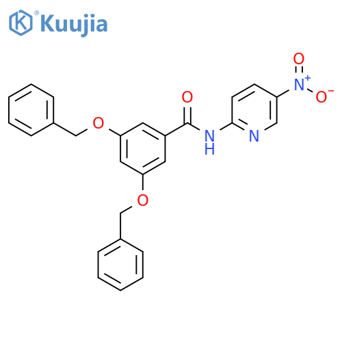 Benzamide, N-(5-nitro-2-pyridinyl)-3,5-bis(phenylmethoxy)- structure