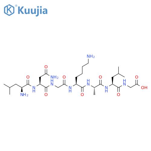 Glycine, L-leucyl-L-asparaginylglycyl-L-lysyl-L-alanyl-L-leucyl- structure