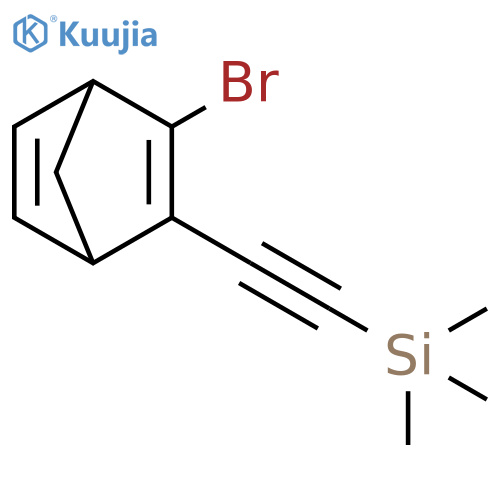 Silane, [(3-bromobicyclo[2.2.1]hepta-2,5-dien-2-yl)ethynyl]trimethyl- structure