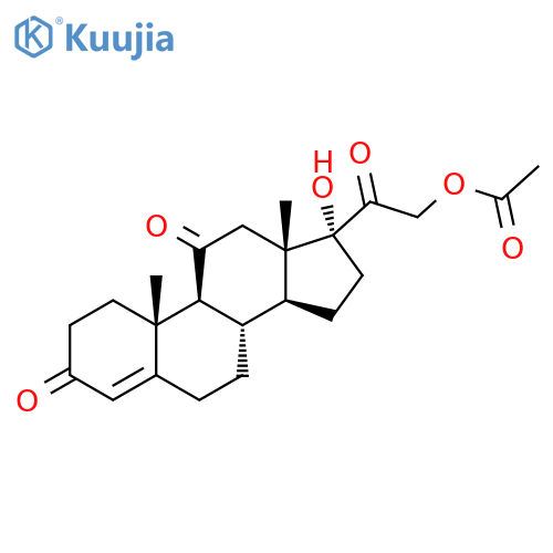 Cortisone acetate structure