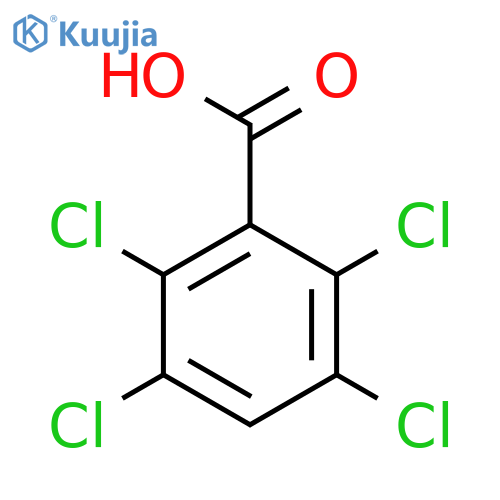 2,3,5,6-tetrachlorobenzoic acid structure