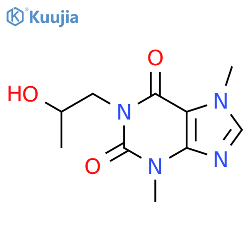 1-(2-Hydroxypropyl)theobromine structure