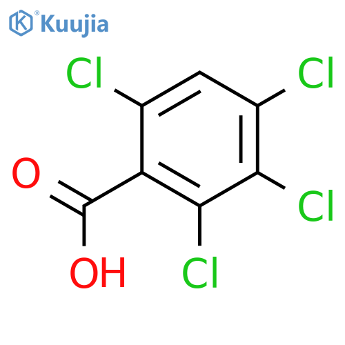 Benzoic acid, 2,3,4,6-tetrachloro- structure