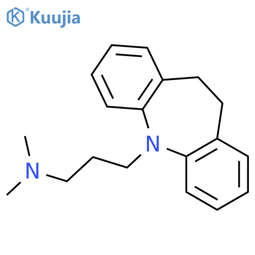3-(10,11-Dihydro-5H-dibenzo[b,f]azepin-5-yl)-N,N-dimethylpropan-1-amine structure