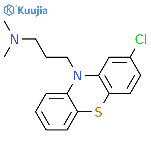 Chlorpromazine structure