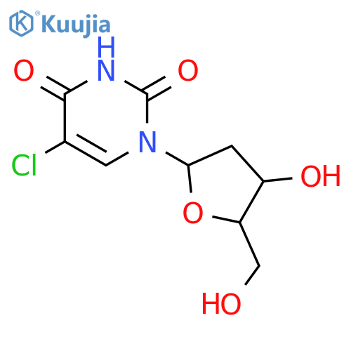 5-Chloro-2'-deoxyuridine structure