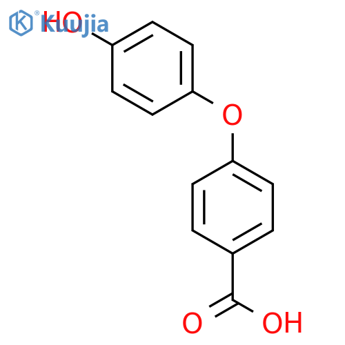 4-(4-Hydroxyphenoxy)benzoic acid structure