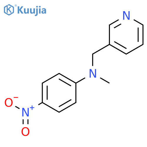3-Pyridinemethanamine, N-methyl-N-(4-nitrophenyl)- structure