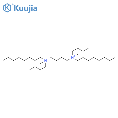 1,4-Butanediaminium, N,N'-dibutyl-N,N'-dimethyl-N,N'-dioctyl- structure
