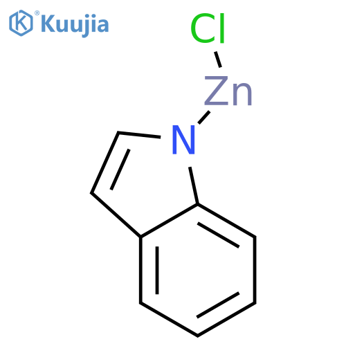 Zinc, chloro-1H-indol-1-yl- structure