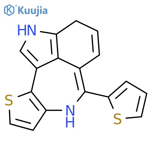 2H-PYRROLO[4,3,2-EF]THIENO[3,2-C][2]BENZAZEPINE, 6-(2-THIENYL)- structure