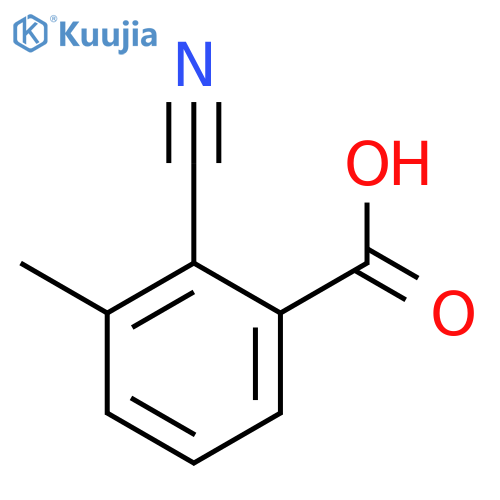 2-cyano-3-methylbenzoic acid structure