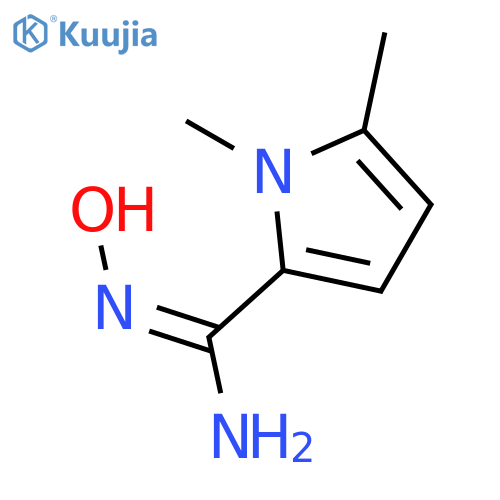 1h-pyrrole-2-carboximidamide,n-hydroxy-1,5-dimethyl- structure