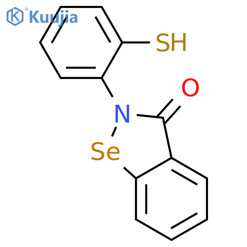 1,2-Benzisoselenazol-3(2H)-one, 2-(2-mercaptophenyl)- structure