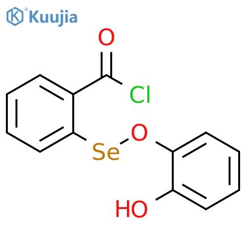 Benzeneselenenic acid, 2-(chlorocarbonyl)-, 2-hydroxyphenyl ester structure