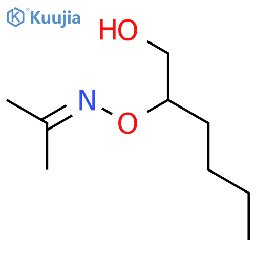 2-Propanone,O-[1-(hydroxymethyl)pentyl]oxime structure