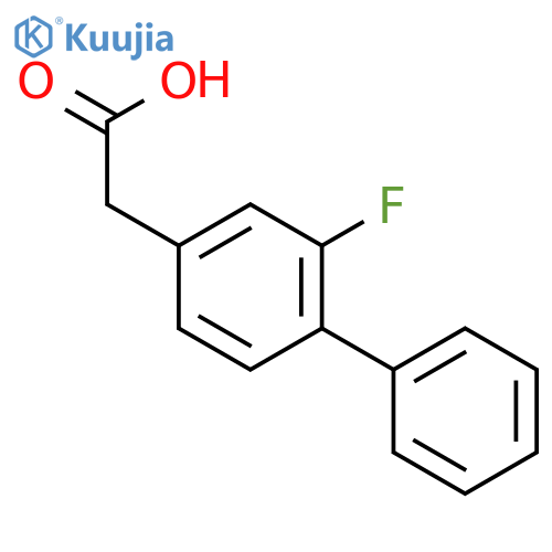 (2-Fluoro-4-biphenyl)acetic Acid structure