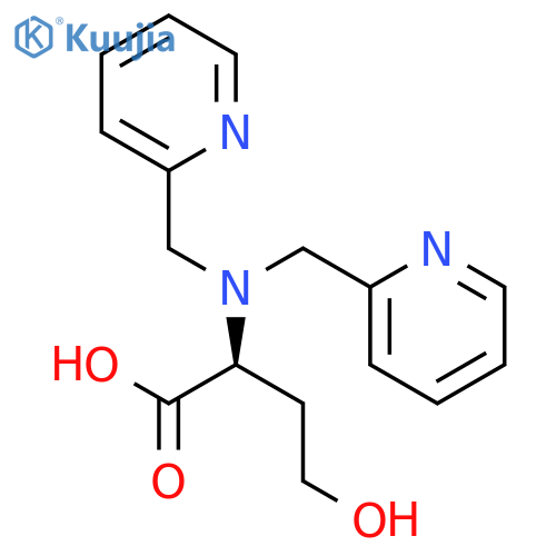 L-HOMOSERINE, N,N-BIS(2-PYRIDINYLMETHYL)- structure