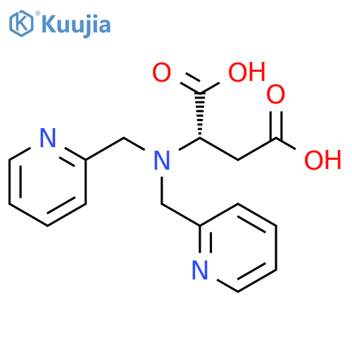 L-Aspartic acid, N,N-bis(2-pyridinylmethyl)- structure