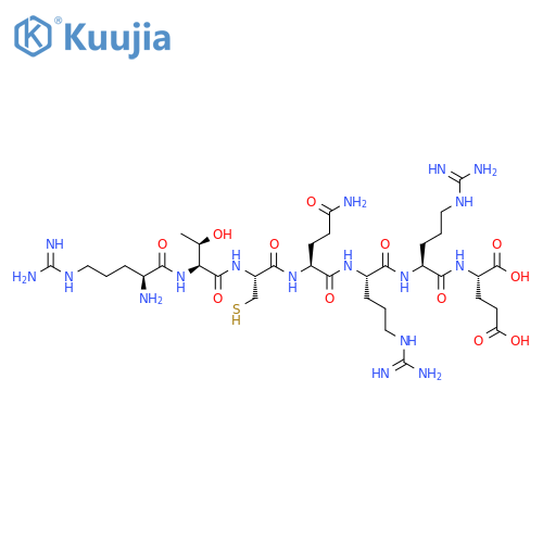 L-Glutamic acid,L-arginyl-L-threonyl-L-cysteinyl-L-glutaminyl-L-arginyl-L-arginyl- structure