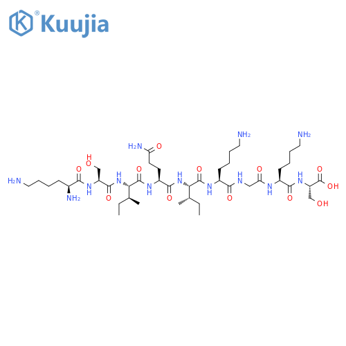 L-Serine,L-lysyl-L-seryl-L-isoleucyl-L-glutaminyl-L-isoleucyl-L-lysylglycyl-L-lysyl- structure
