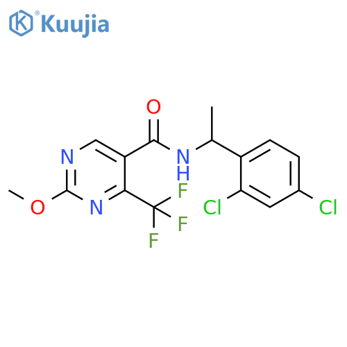 5-Pyrimidinecarboxamide,N-[1-(2,4-dichlorophenyl)ethyl]-2-methoxy-4-(trifluoromethyl)- structure