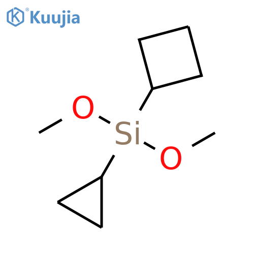 Silane, cyclobutylcyclopropyldimethoxy- structure