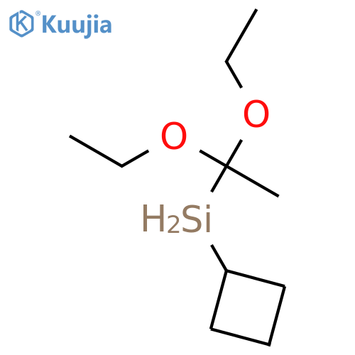 Silane, cyclobutyldiethoxyethyl- structure