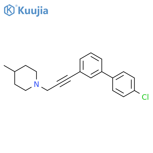 PIPERIDINE, 1-[3-(4'-CHLORO[1,1'-BIPHENYL]-3-YL)-2-PROPYNYL]-4-METHYL- structure