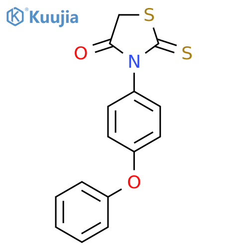 3-(4-Phenoxyphenyl)-2-thioxothiazolidin-4-one structure