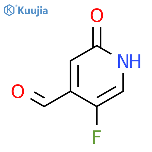 5-fluoro-2-hydroxypyridine-4-carbaldehyde structure