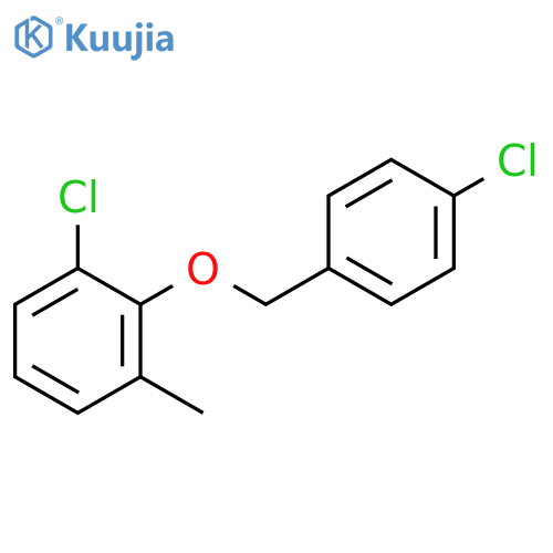 Benzene, 1-chloro-2-[(4-chlorophenyl)methoxy]-3-methyl- structure