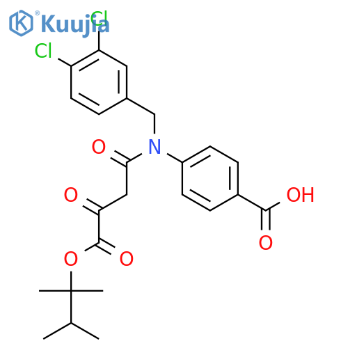 Benzoic acid,4-[[(3,4-dichlorophenyl)methyl][1,3,4-trioxo-4-(1,1,2-trimethylpropoxy)butyl]amino]- structure
