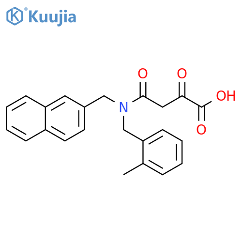 Butanoic acid,4-[[(2-methylphenyl)methyl](2-naphthalenylmethyl)amino]-2,4-dioxo- structure