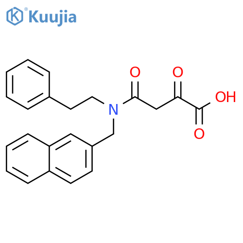 Butanoic acid,4-[(2-naphthalenylmethyl)(2-phenylethyl)amino]-2,4-dioxo- structure
