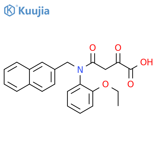 Butanoic acid,4-[(2-ethoxyphenyl)(2-naphthalenylmethyl)amino]-2,4-dioxo- structure