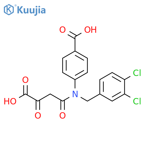 Benzoic acid,4-[(3-carboxy-1,3-dioxopropyl)[(3,4-dichlorophenyl)methyl]amino]- structure