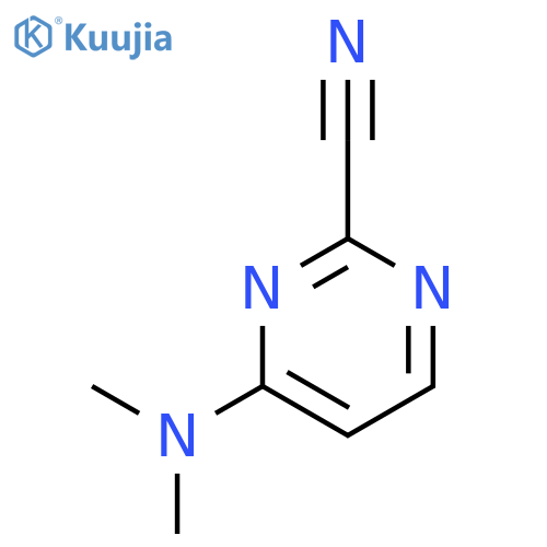 4-(Dimethylamino)pyrimidine-2-carbonitrile structure