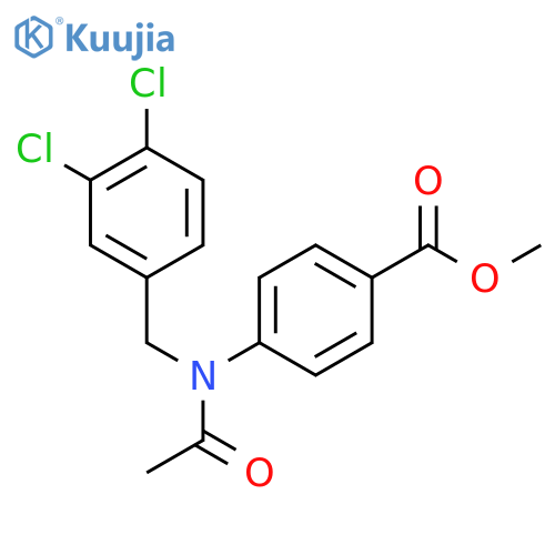 Benzoic acid, 4-[acetyl[(3,4-dichlorophenyl)methyl]amino]-, methyl ester structure