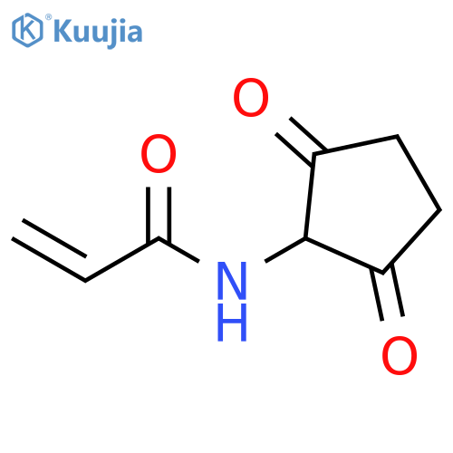 2-Propenamide, N-(2,5-dioxocyclopentyl)- structure