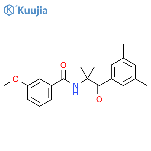 Benzamide,N-[2-(3,5-dimethylphenyl)-1,1-dimethyl-2-oxoethyl]-3-methoxy- structure